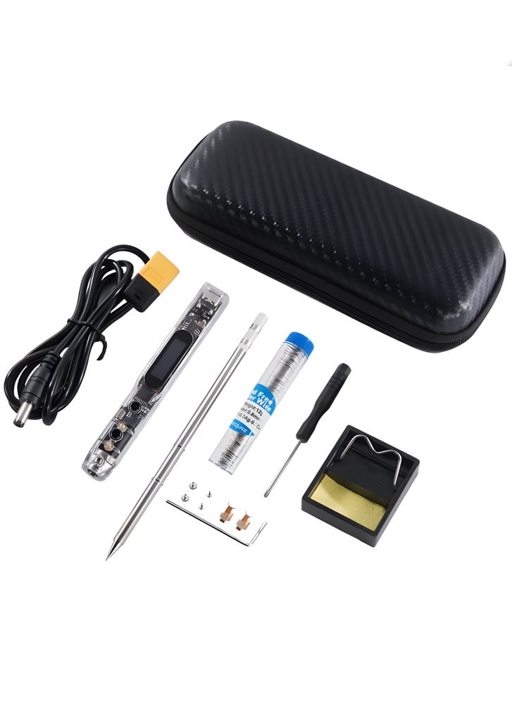 Sequre SI012 Intelligent Soldering Iron With T12-B2 Tip & Case