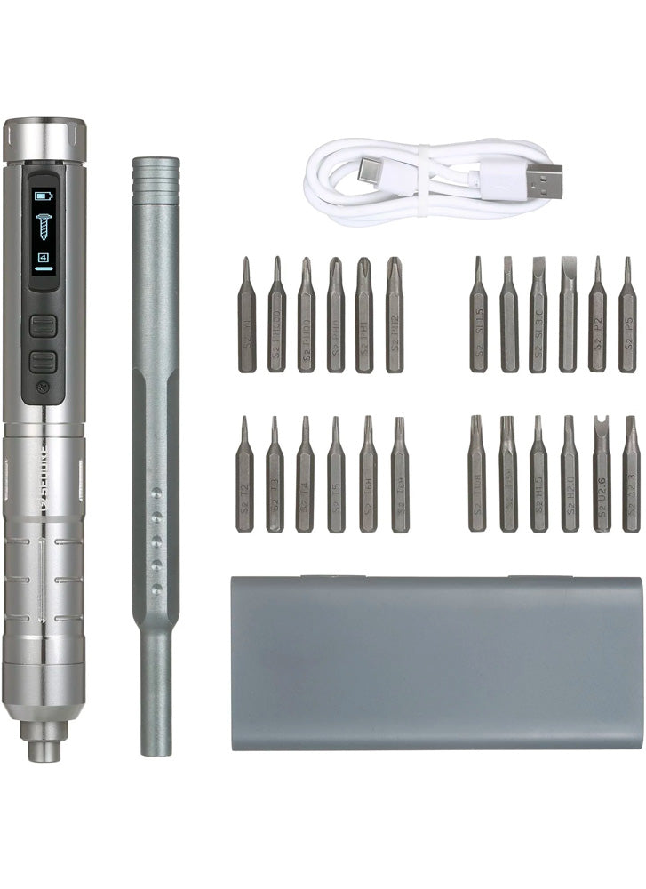 Sequre SQ-ES126 Smart Electric Screwdriver with 24 Tool Bits