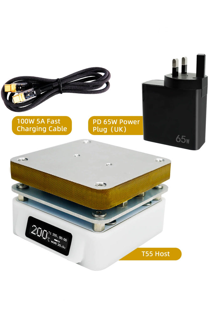 Sequre T55 Mini Hot Plate SMD Soldering Rework Station