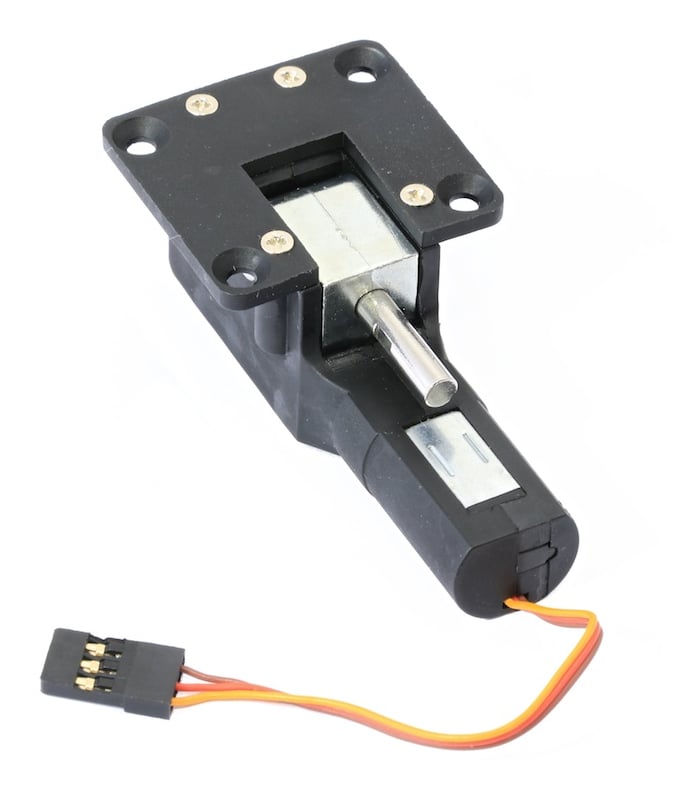 Servoless 90 Degree Retract with Metal Trunnion – 33mm x 35mm Mount