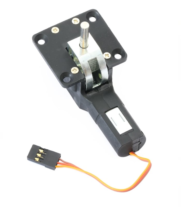 Servoless 90 Degree Retract with Metal Trunnion – 33mm x 35mm Mount