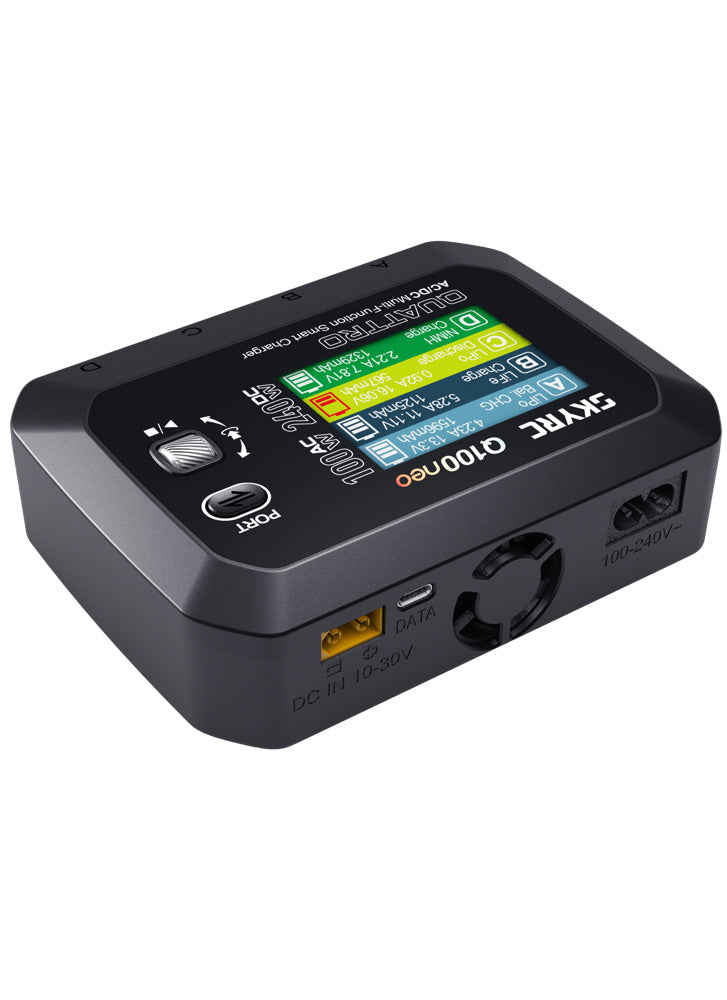 SkyRC Q100 Neo AC/DC 1-4S Battery Charger (XT60)