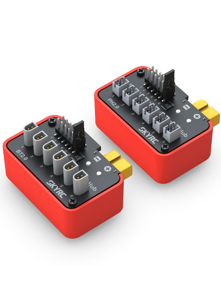 SKYRC OSH 6-Port 1S Lithium Battery Charging Hub (PH2 / BT2.0)