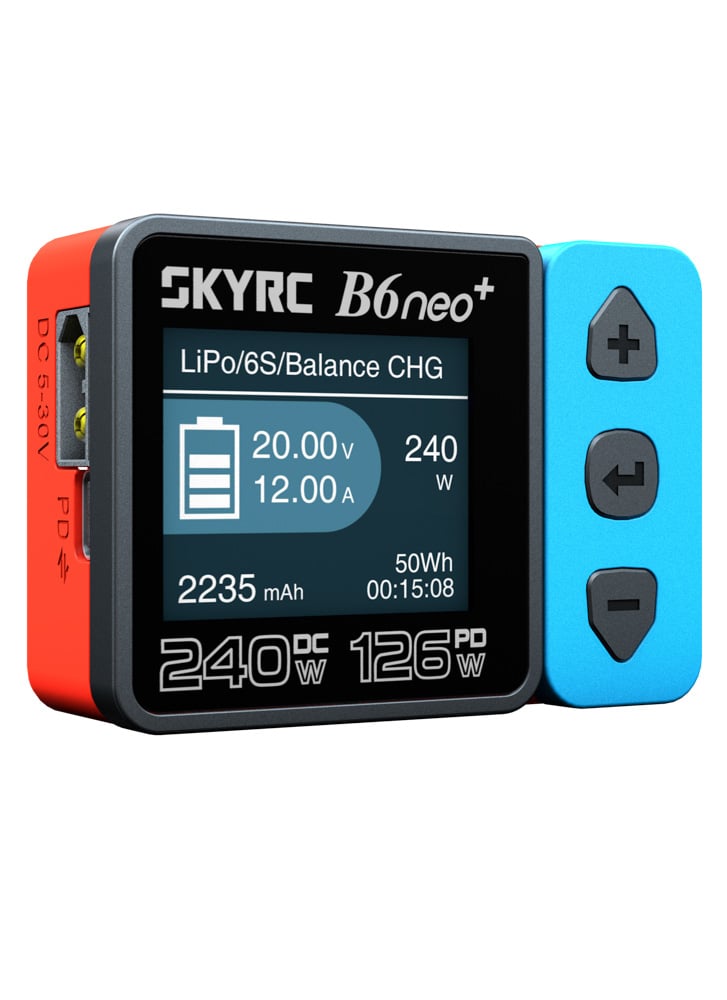SkyRC B6neo+ DC 240W 10A 1-6S DC Portable Smart Charger
