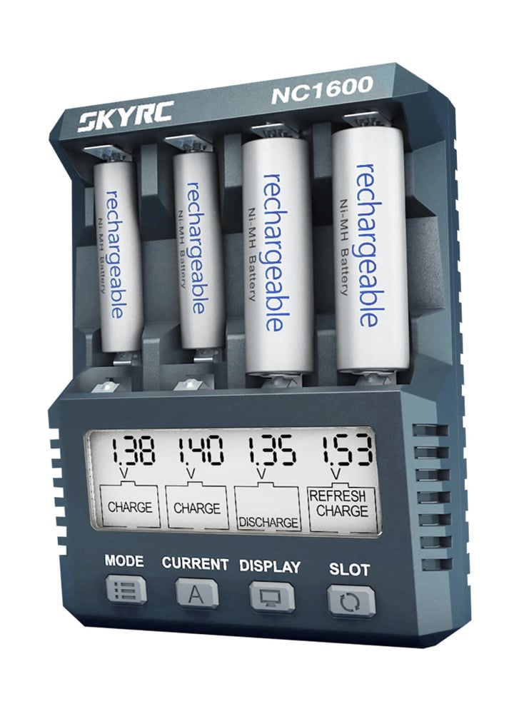 SkyRC NC1600 4 Slot AA/AAA NiMH & NiCD Battery Charger