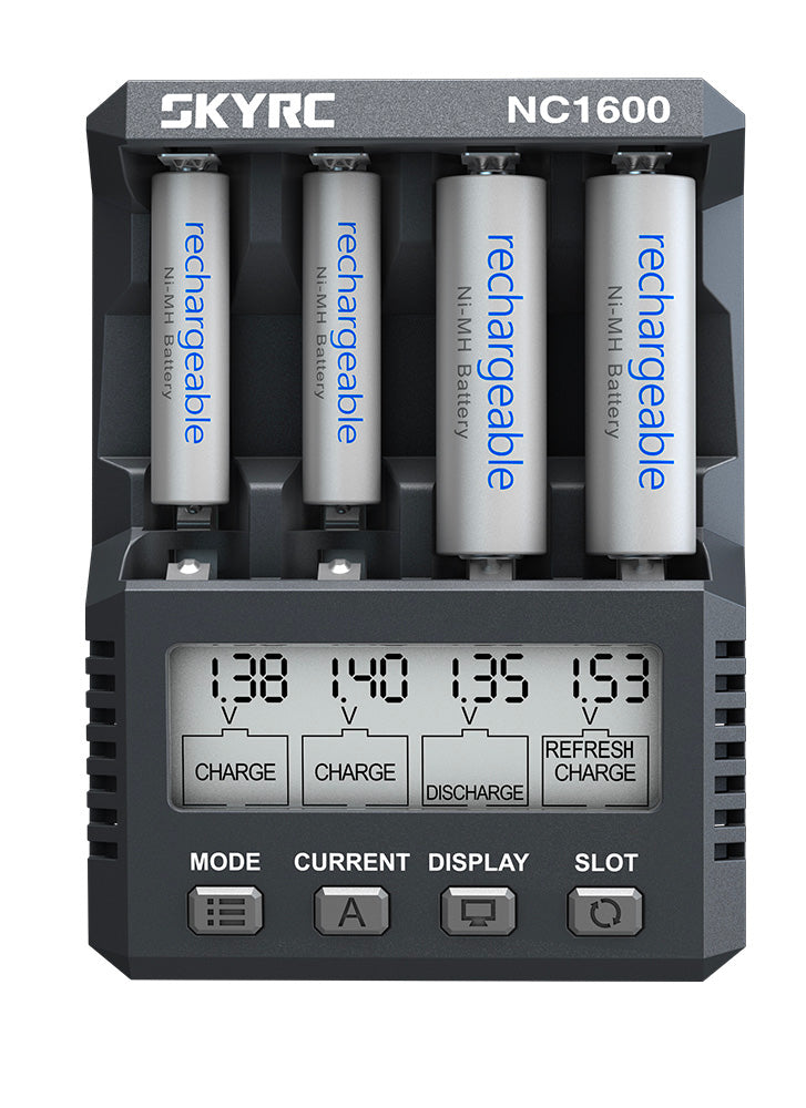 SkyRC NC1600 4 Slot AA/AAA NiMH & NiCD Battery Charger