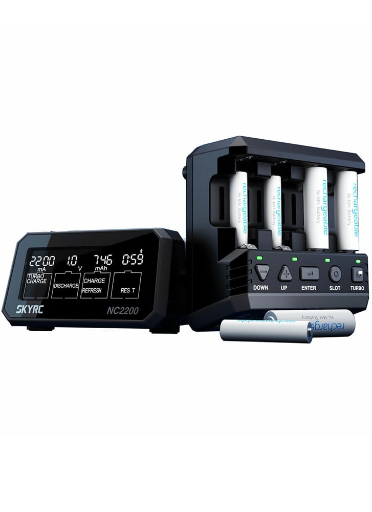 SkyRC NC2200 AA/AAA NiMH & NiCD Battery Charger & Analyzer