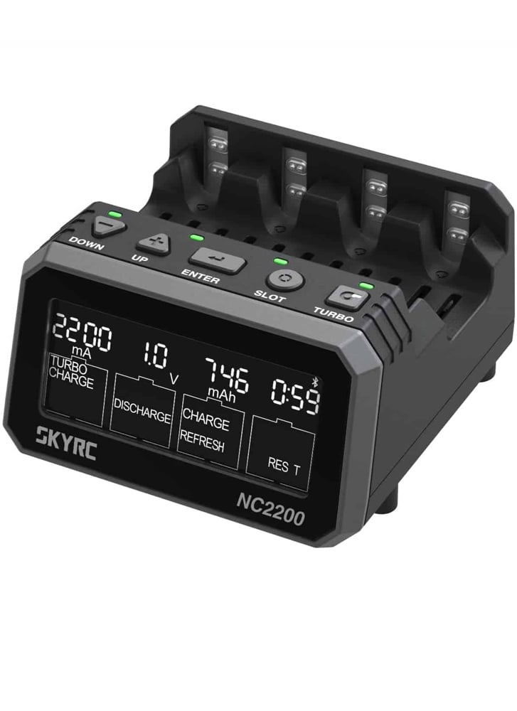 SkyRC NC2200 AA/AAA NiMH & NiCD Battery Charger & Analyzer