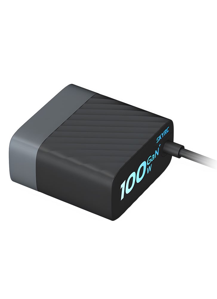 SkyRC PDC100 100W USB C GaN Charger Power Supply
