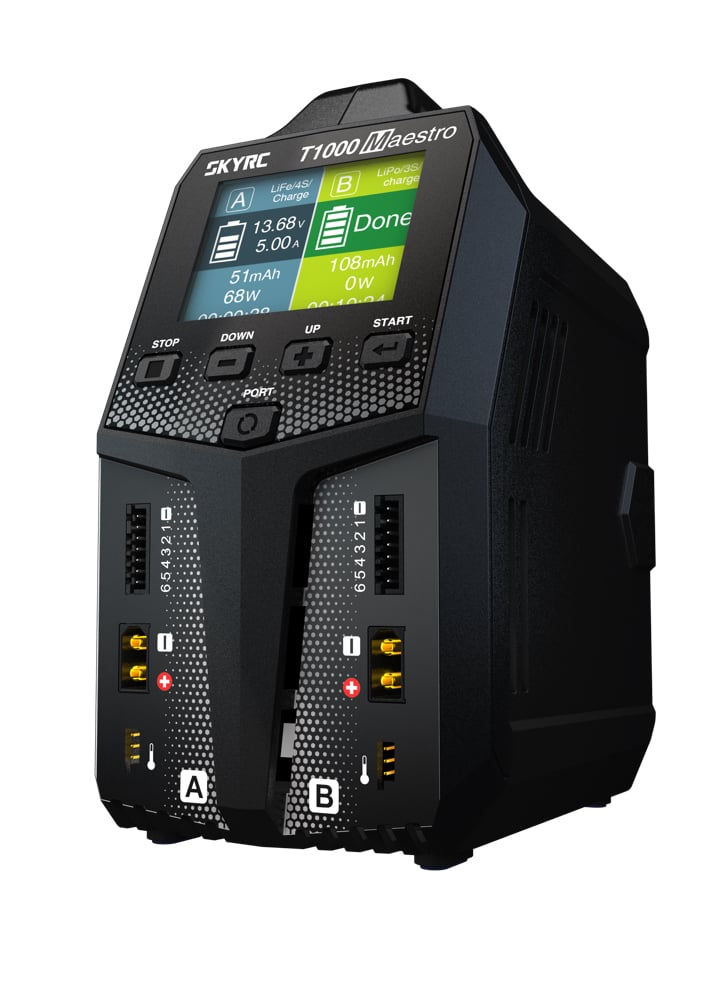 SkyRC T1000 Maestro 1000W AC/DC Dual Battery Charger