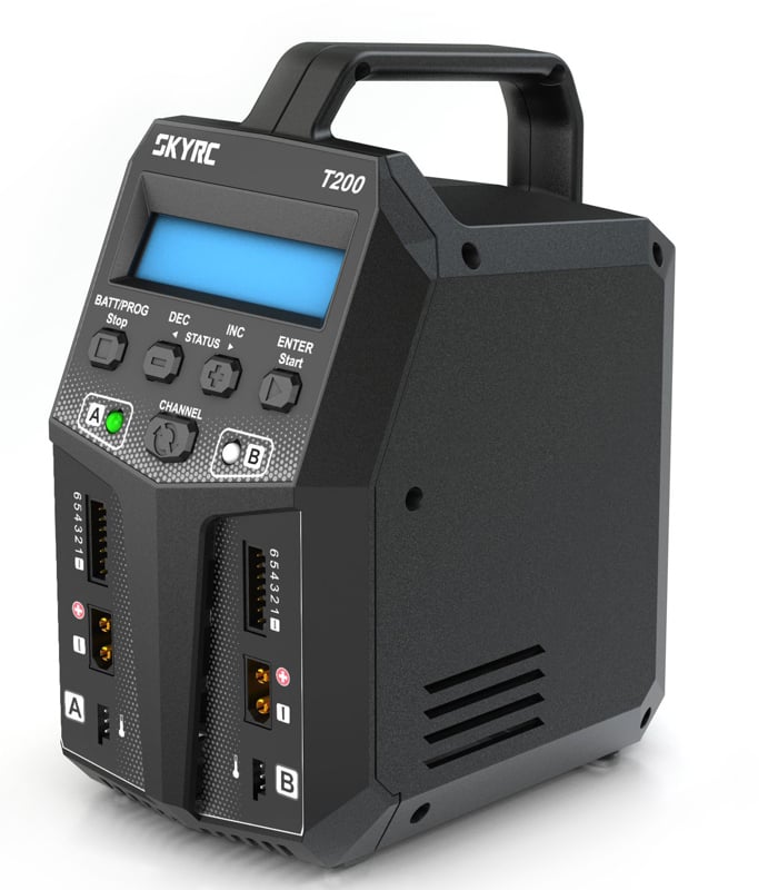SkyRC T200 Dual Output AC / DC Charger 100W(X2) 12A 1-6S