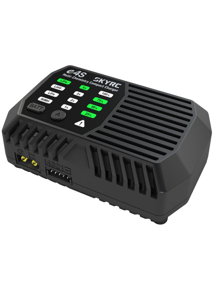 SkyRC e4S 2-4S LiPo LiFe LiHV / 6-8S NiMH Battery Charger 50W 5A