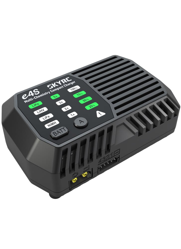 SkyRC e4S 2-4S LiPo LiFe LiHV / 6-8S NiMH Battery Charger 50W 5A