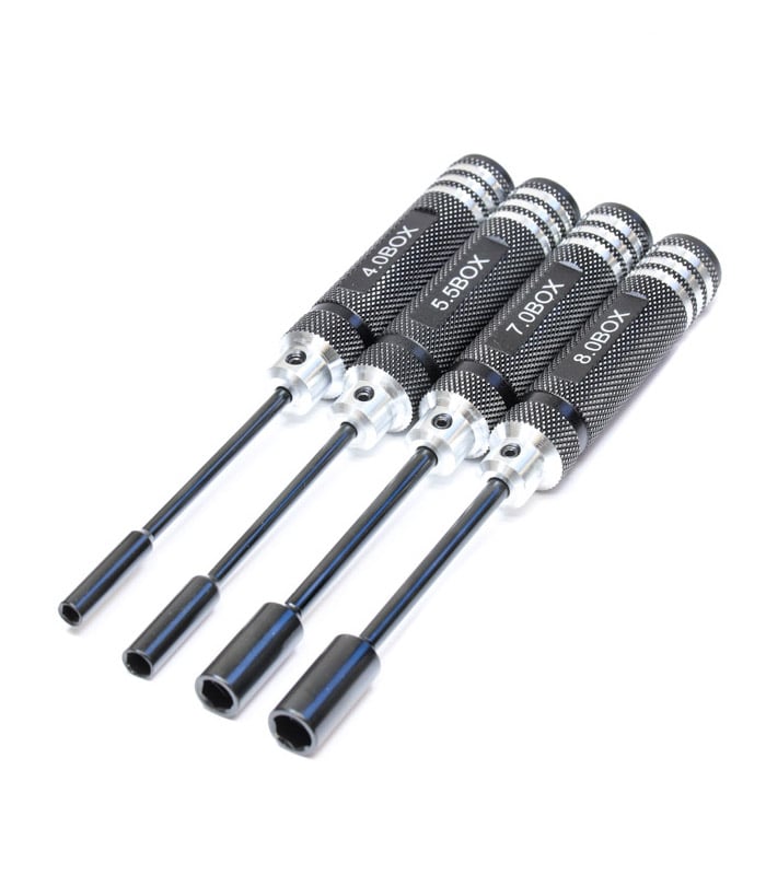 Hex Socket Driver Set 4pcs – 4.0, 5.5, 7.0 & 8.0mm