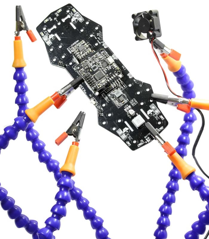 Soldering Station with Flexible Helping Hands & Accessories
