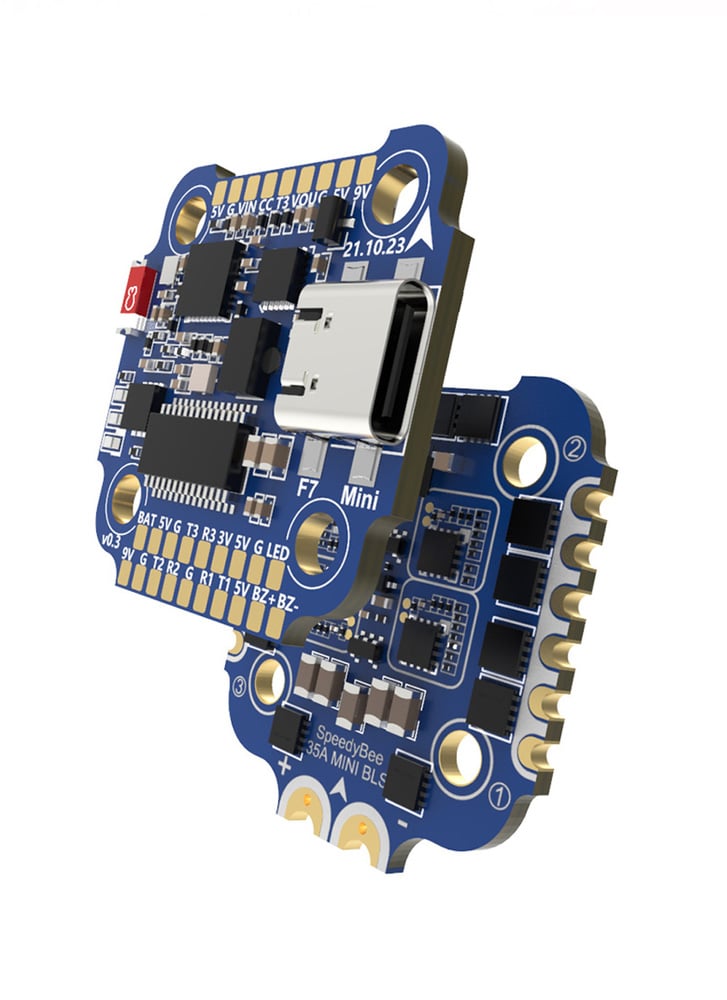 SpeedyBee F7 Mini 20×20 Flight Controller / Stack with 35A ESC