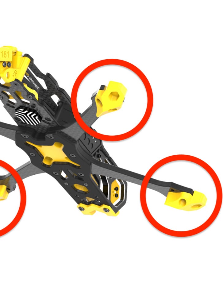 SpeedyBee Master 5 TPU 3D Protective Arm Guard Set