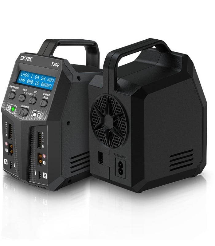 SkyRC T200 Dual Output AC / DC Charger 100W(X2) 12A 1-6S