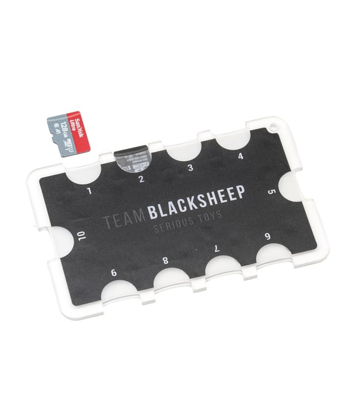 Team BlackSheep Wallet Sized Micro SD Card Footage Cradle