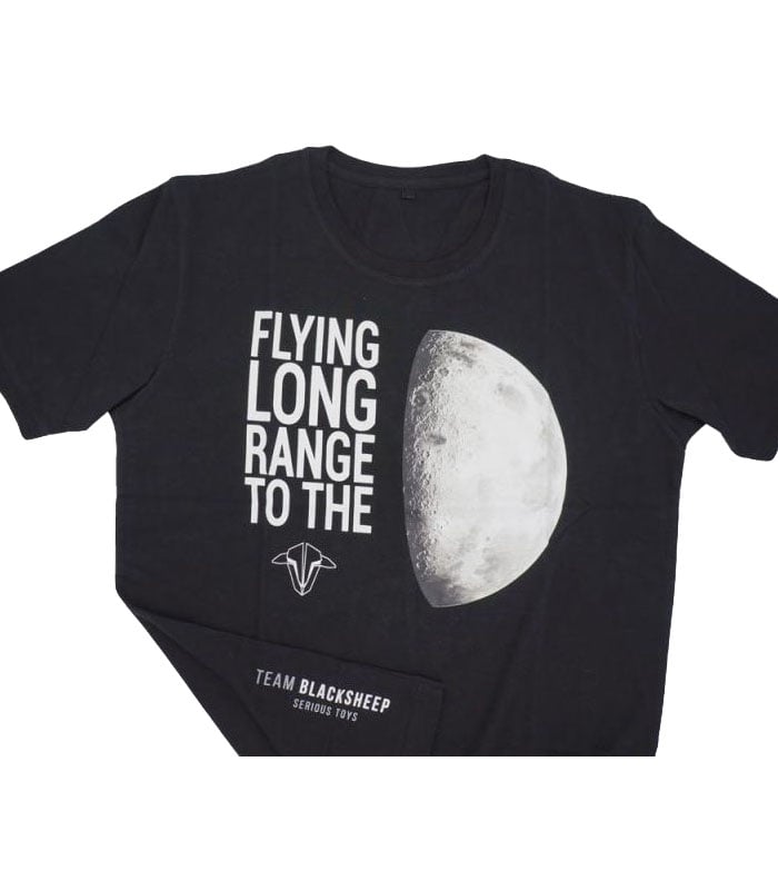 To the Moon Team BlackSheep TBS Cotton T-Shirt – Black
