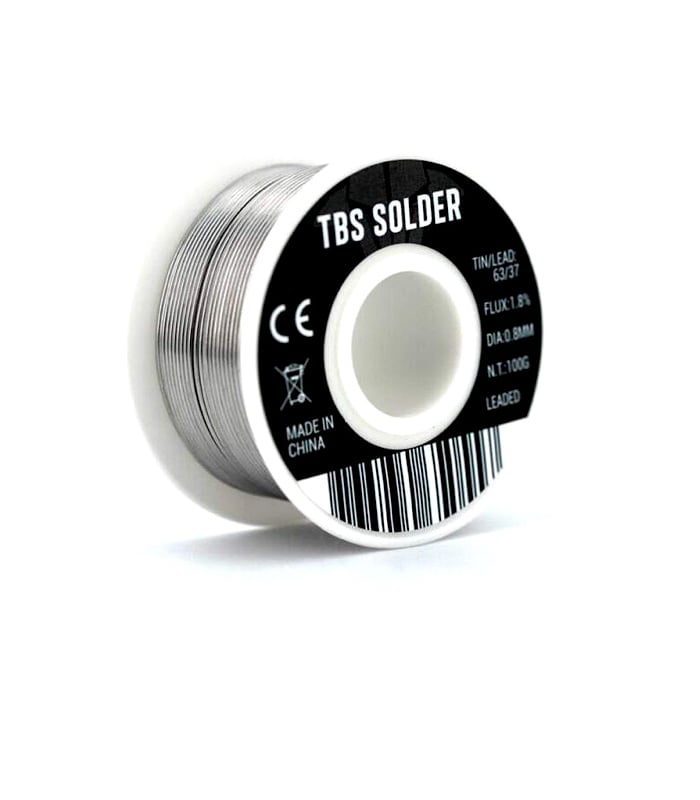 TBS Multicore 63/37 Rosin Core Solder Wire – 100G DIA 0.8MM