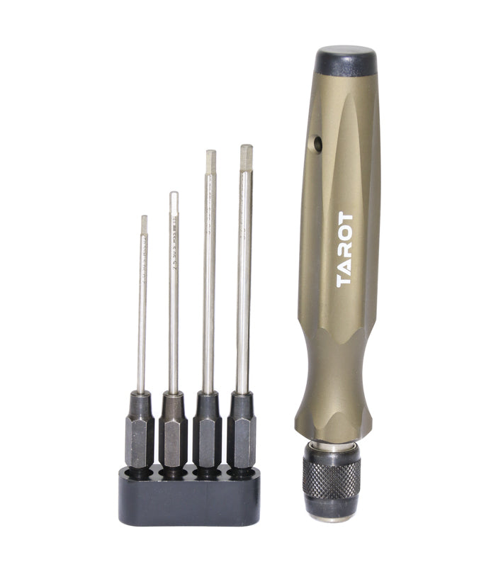 Tarot Quick-Change Four in One Hex Driver Set 1.5, 2.0, 2.5, 3.0mm – TL2885