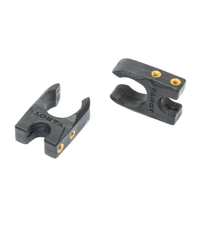 Tarot 16mm Carbon Tube Retaining Clips (2pcs)