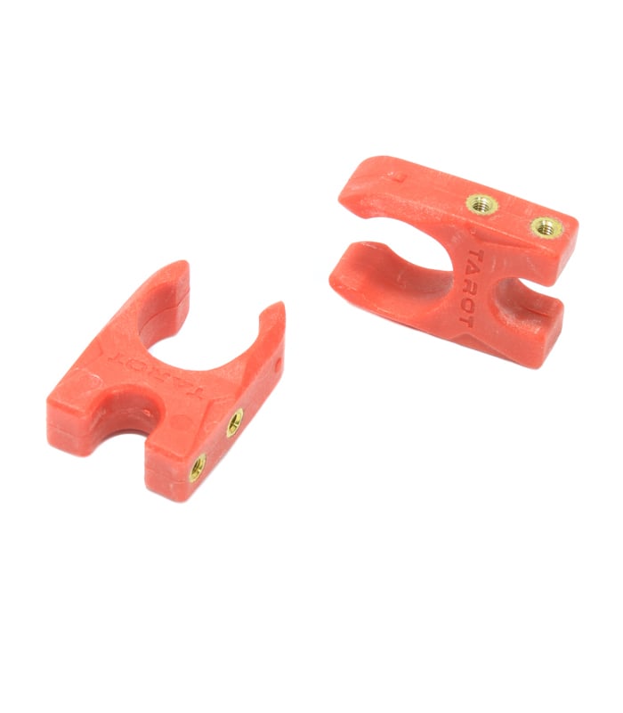 Tarot 16mm Carbon Tube Retaining Clips (2pcs)