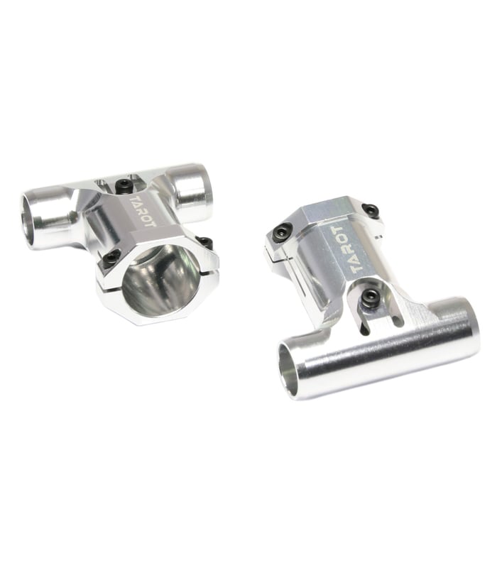 Tarot 16mm/10mm Aluminium Landing Skid T Piece Pair TL68B45