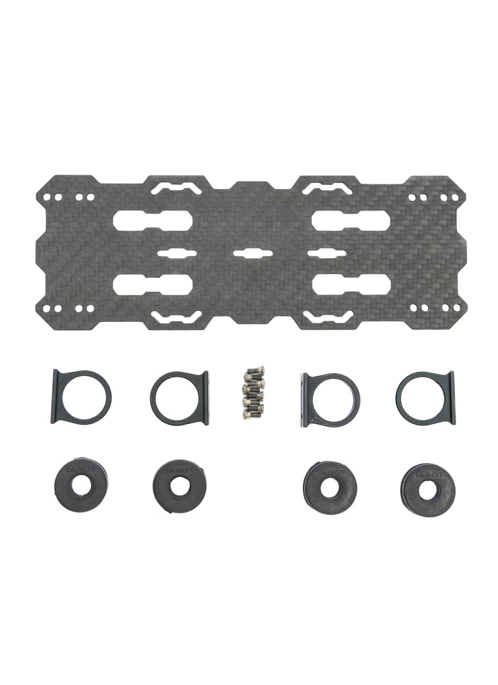 Tarot T-Series Carbon Fibre 4 Clamp Battery Mount – TL96018