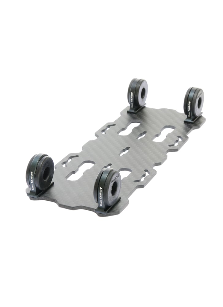 Tarot T-Series Carbon Fibre 4 Clamp Battery Mount – TL96018