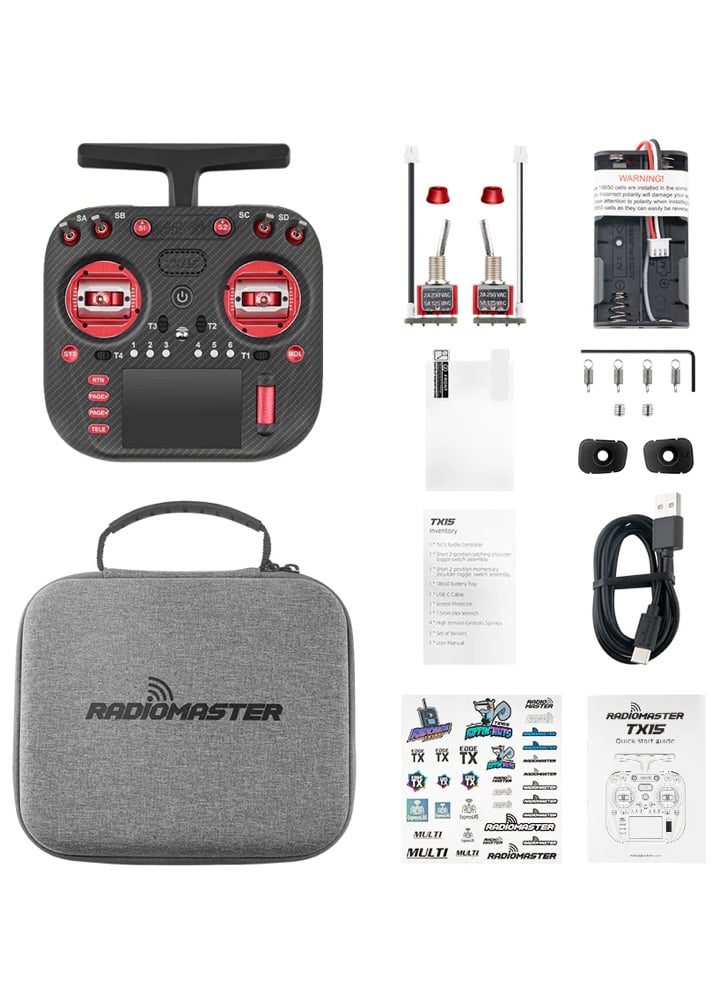 Radiomaster TX15 Max Radio Controller Transmitter (ELRS) – Mode 2