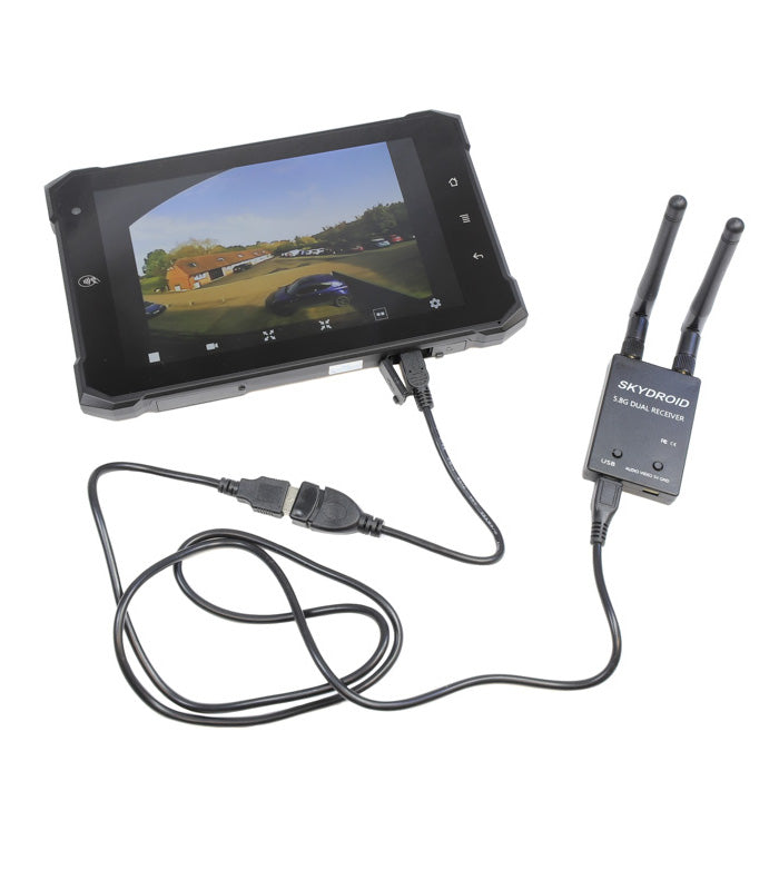 Skydroid 5.8GHz 150CH OTG FPV Diversity Receiver for Tablet / Phone