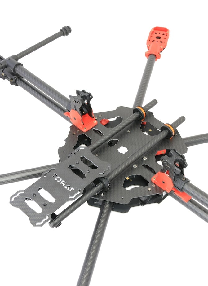 Tarot 680 PRO Carbon Fibre Foldable Hexacopter Frame