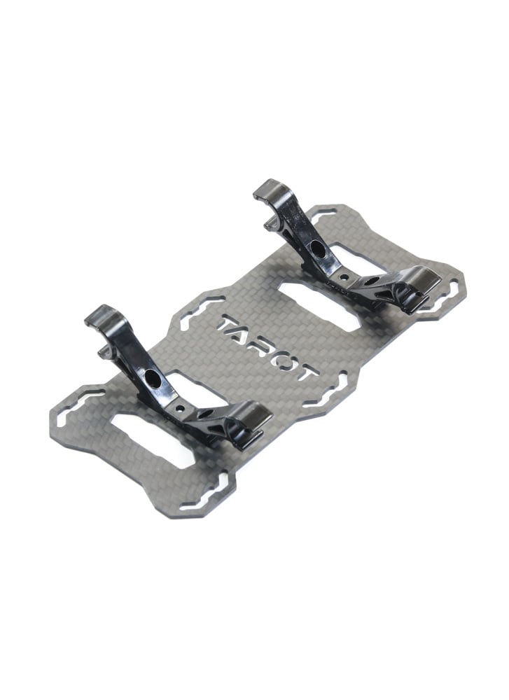 Tarot 680 Pro Carbon Fibre Battery Mount – 10mm Clips