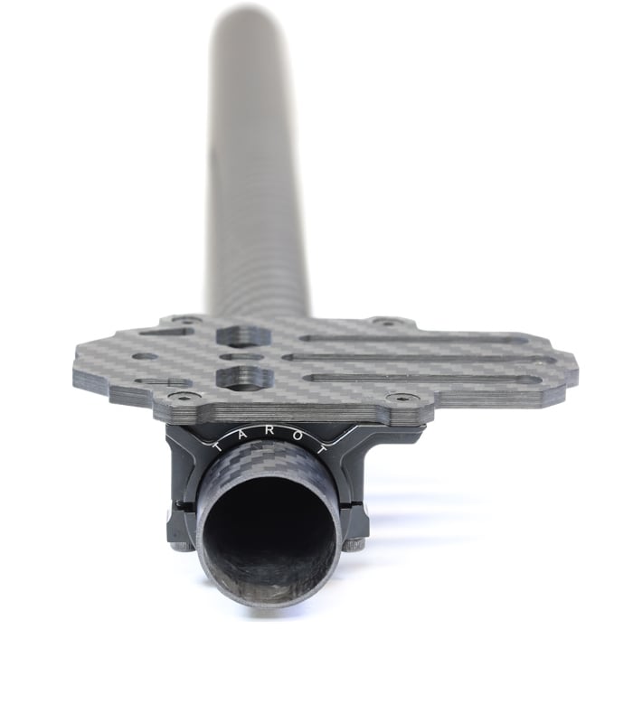 Tarot Carbon Fibre Camera Mount Plate with 25mm Tube Clamps – TL100A05