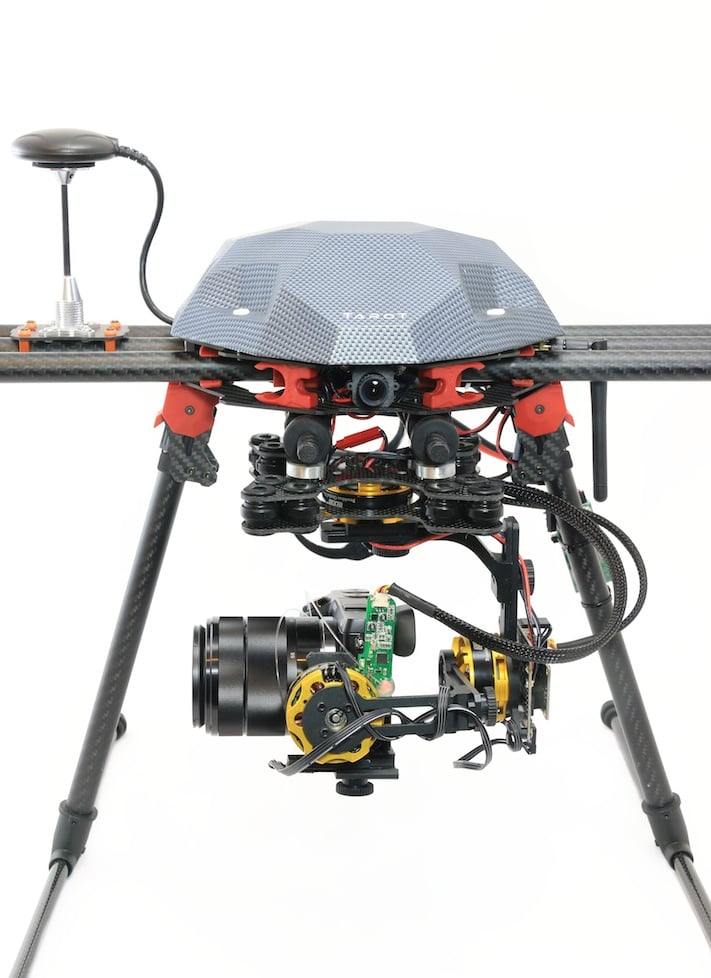 Tarot 680 PRO Carbon Effect Canopy with Fitting Kit