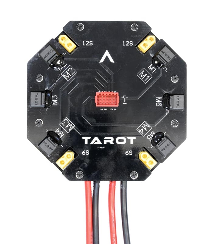 Tarot High Current Heavy lift 12S 480A PDB & 6X Signal Hub – TL2996