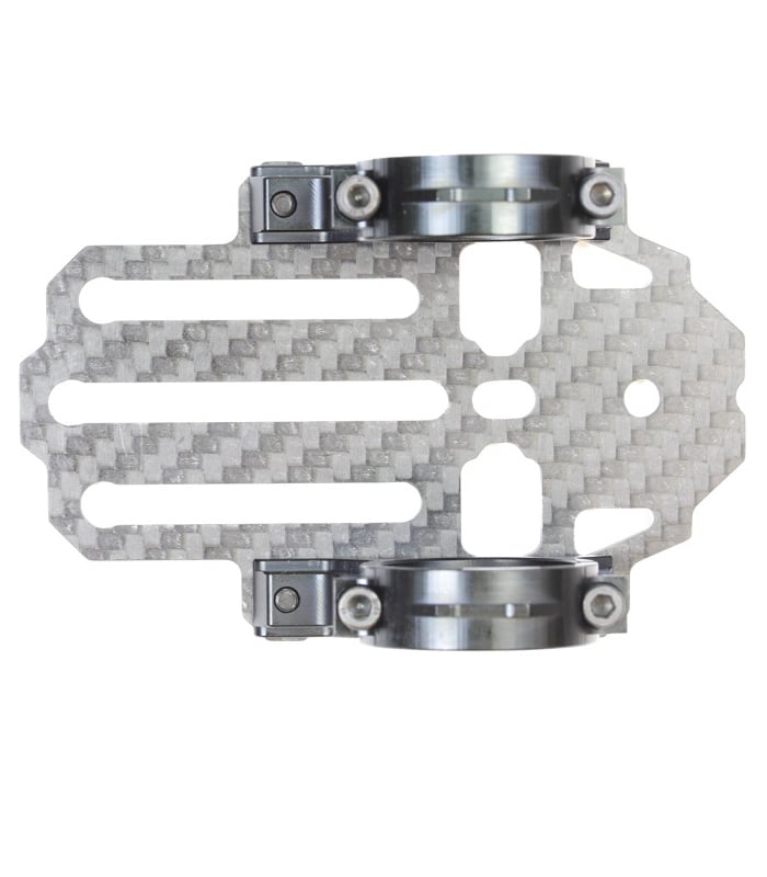 Tarot Carbon Fibre Camera Mount Plate with 25mm Tube Clamps – TL100A05