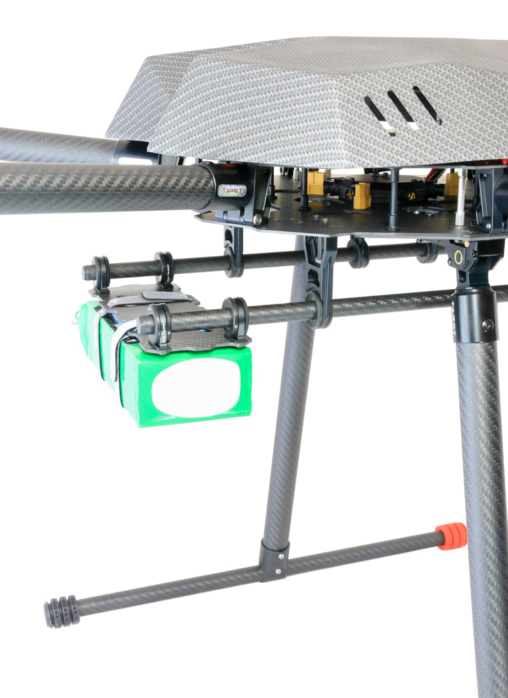 Tarot T-Series Carbon Fibre 4 Clamp Battery Mount – TL96018