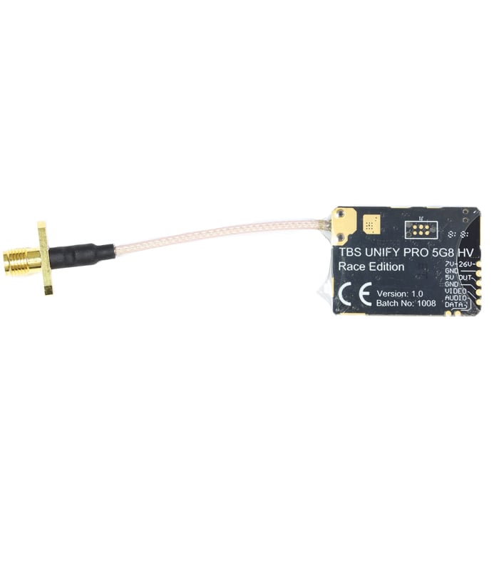 TBS Unify Pro 5G8 HV RACE Video Transmitter 25-200mW (SMA)