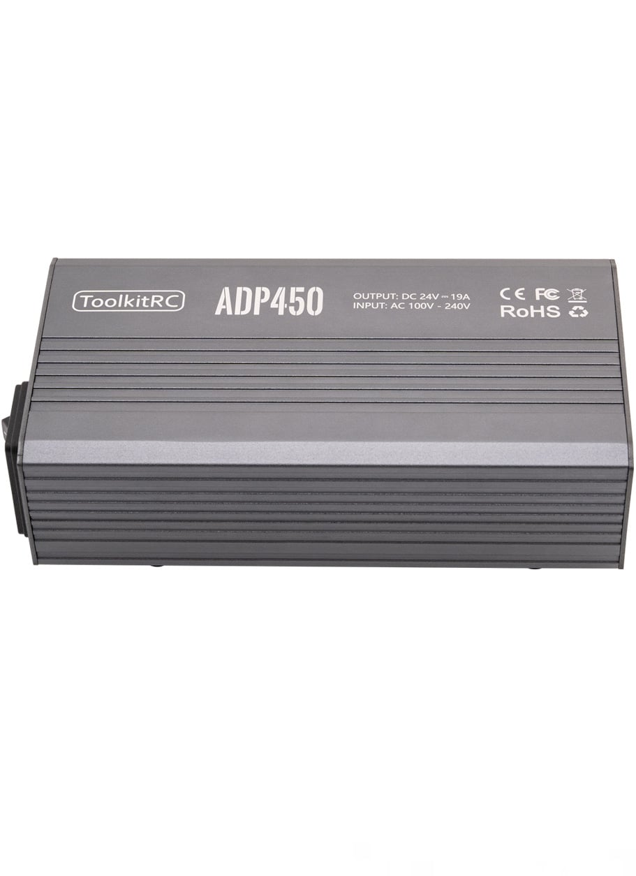 ToolKitRC ADP450 450W 24V 19A Power Supply with XT60 Output (UK Plug)