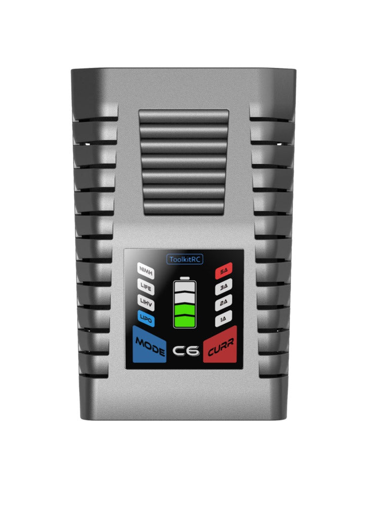 ToolkitRC – C6 Compact AC Charger 1-6S 50w 5A LiPo/LiHV/NiMH/NiCd