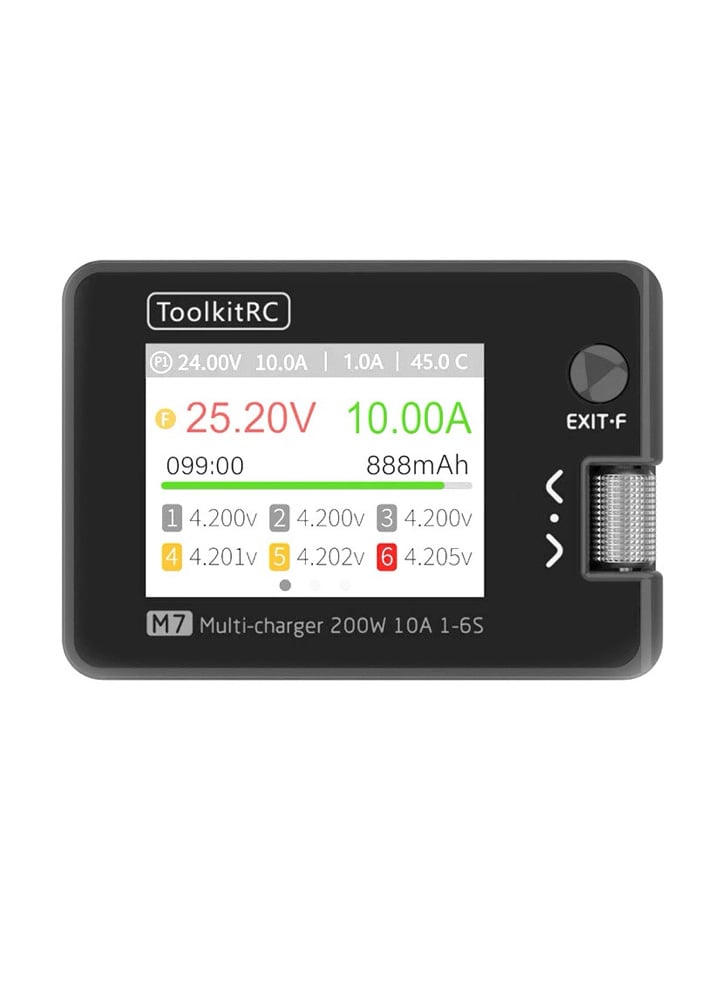 ToolkitRC M7 200W 10A 2-6S DC Multifunctional Charger