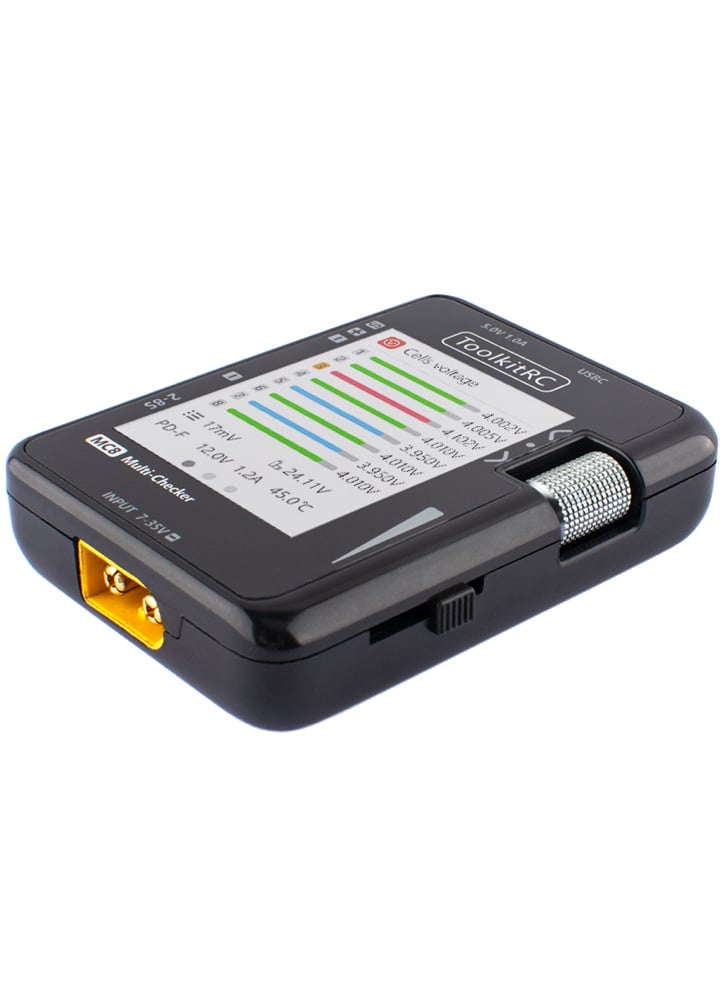 ToolkitRC MC8 Multi-Functional 2-8S Battery Checker