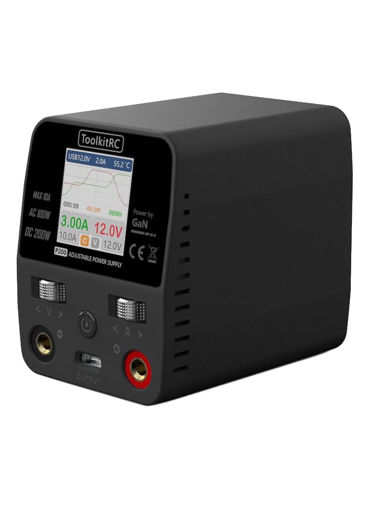 ToolkitRC P200 V2 30V 10A Adjustable Mini Power Supply