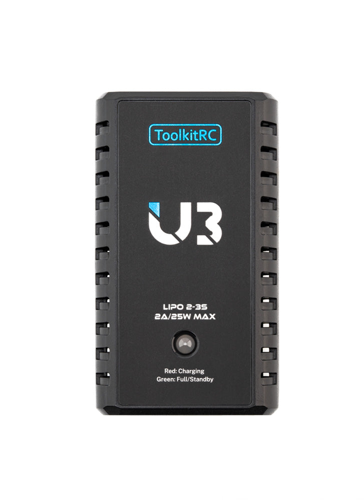 ToolkitRC U3 2.0A 2-3S USB-C LiPo Battery Charger