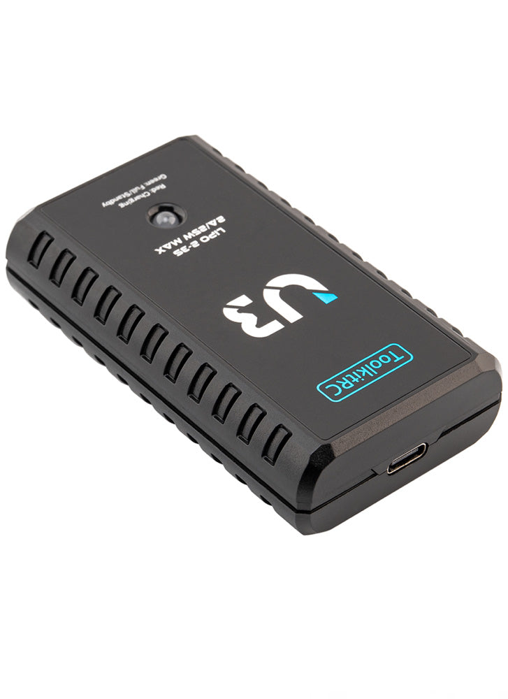ToolkitRC U3 2.0A 2-3S USB-C LiPo Battery Charger