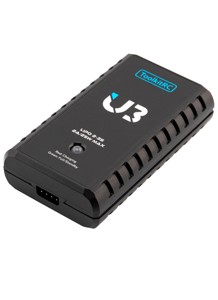 ToolkitRC U3 2.0A 2-3S USB-C LiPo Battery Charger