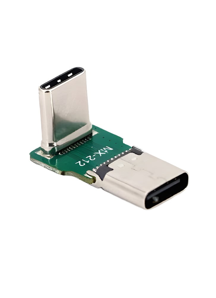 USB-C Male to Female 90-Degree Adapter